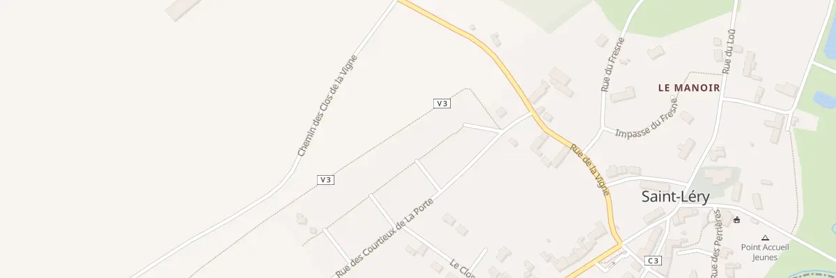 Plan du 3 All des Merisiers à Saint-Léry