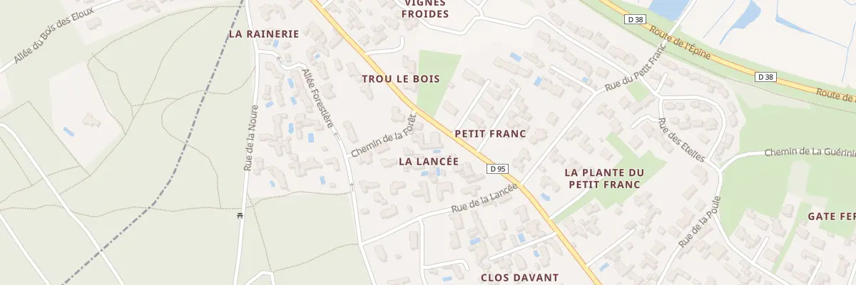 Plan du 29 Rue des Eloux à La Guérinière