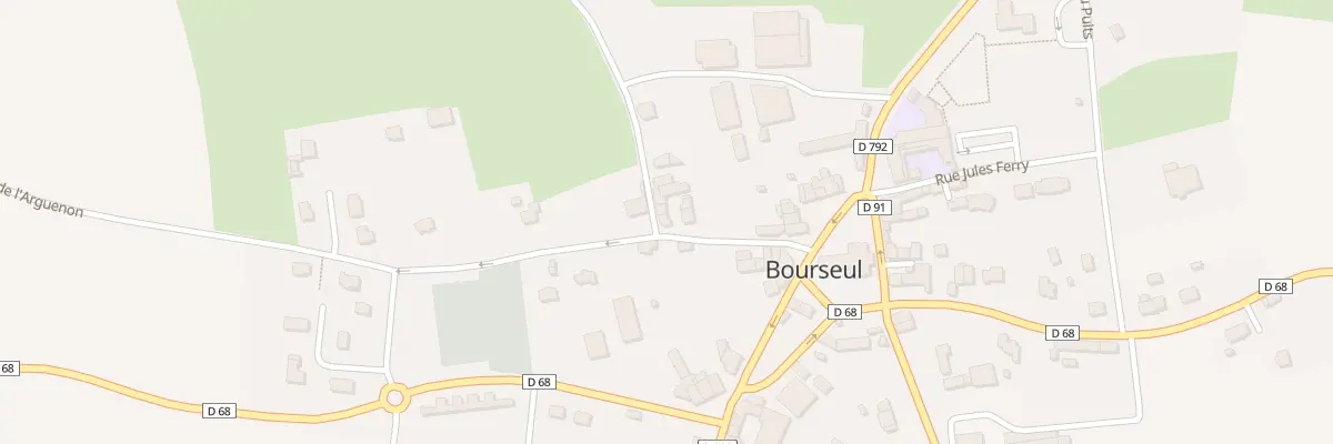 Plan du 2 Rue de l’Arguenon à Bourseul