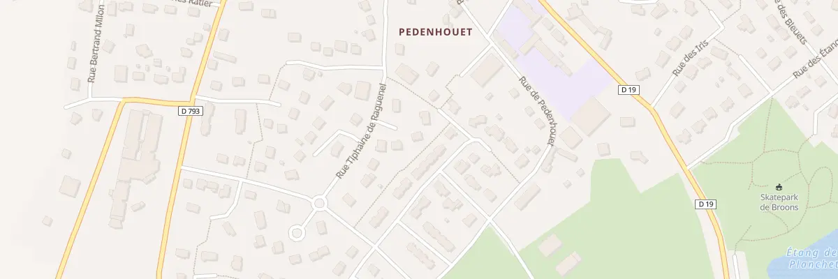 Plan du 5 Rue Tiphaine de Raguenel à Broons