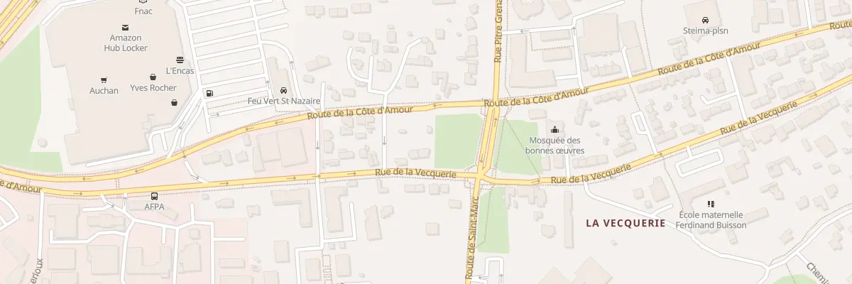 Plan du 98 Rue de la Vecquerie à Saint-Nazaire