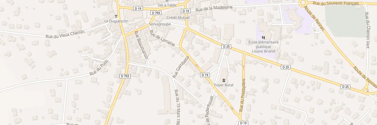 Plan du 4 Rue de Plumaugat à Broons