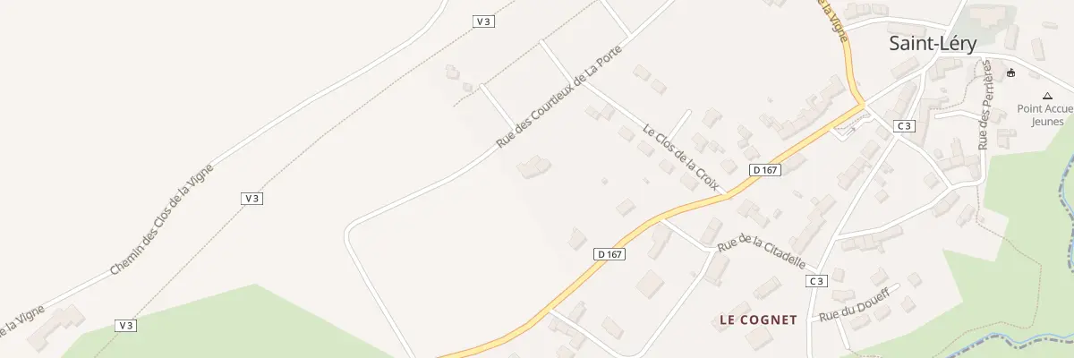 Plan du 5 Rue des Courtieux de la Porte à Saint-Léry