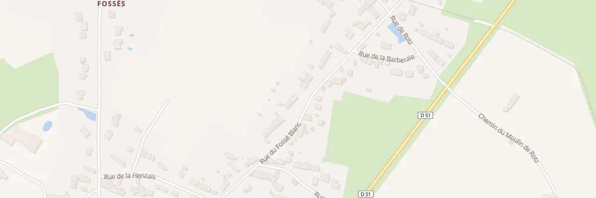 Plan du 88 Rue du Fossé Blanc à La Chapelle-des-Marais