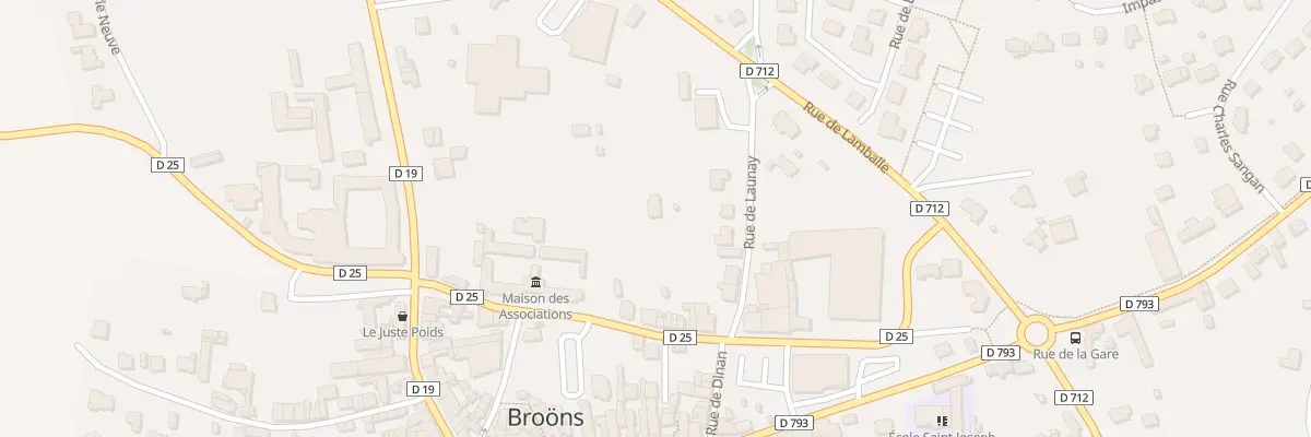 Plan du 5845 Rue du Bellouard à Broons