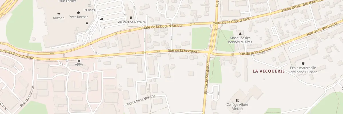 Plan du 59B Rue de la Vecquerie à Saint-Nazaire