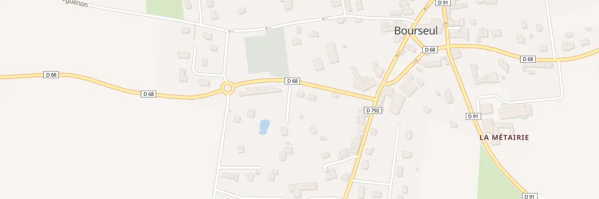 Plan du 5 Rue de la Hunaudaye à Bourseul
