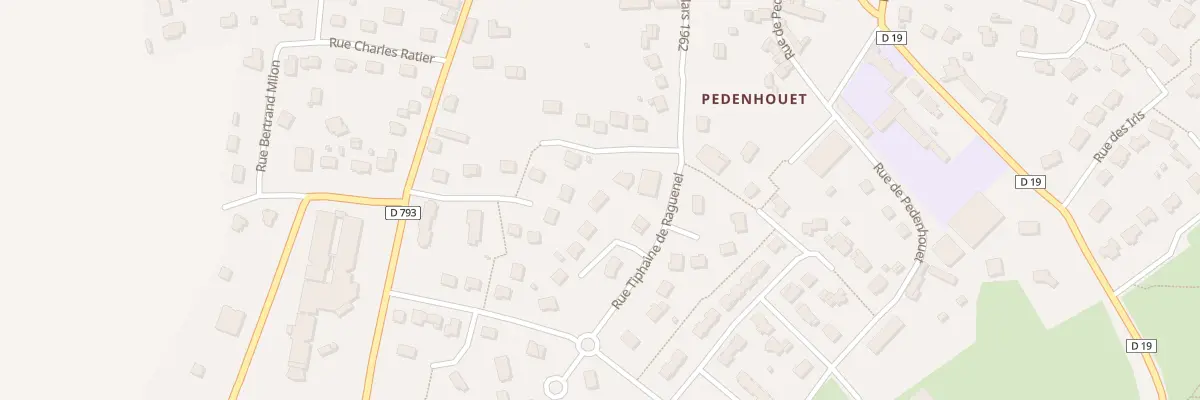 Plan du 8 Rue Tiphaine de Raguenel à Broons