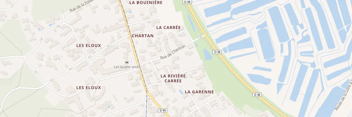 Plan du 8 Rue de Chartran à La Guérinière