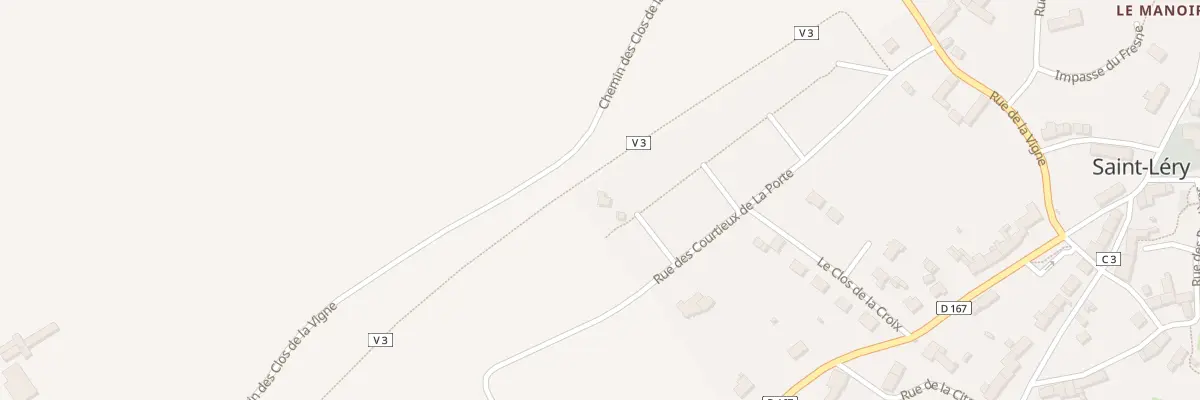 Plan du 2 All des Alisiers à Saint-Léry