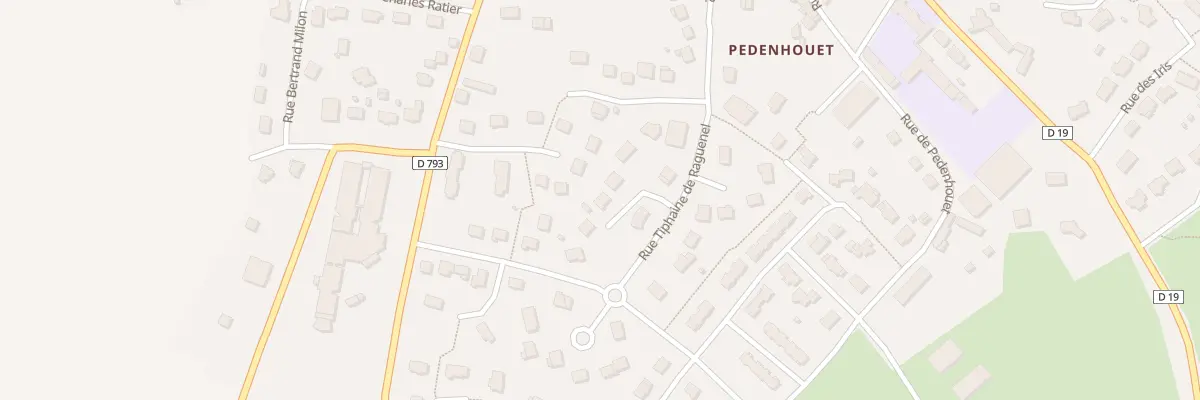 Plan du 12 Rue Tiphaine de Raguenel à Broons