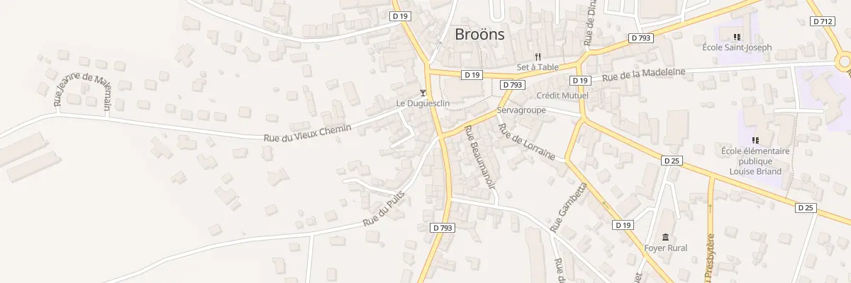 Plan du 4 Rue du Puits à Broons