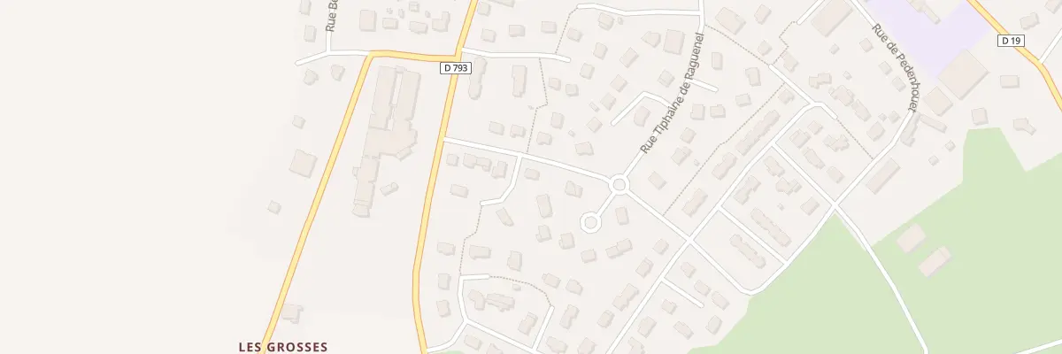 Plan du 33 Rue Tiphaine de Raguenel à Broons