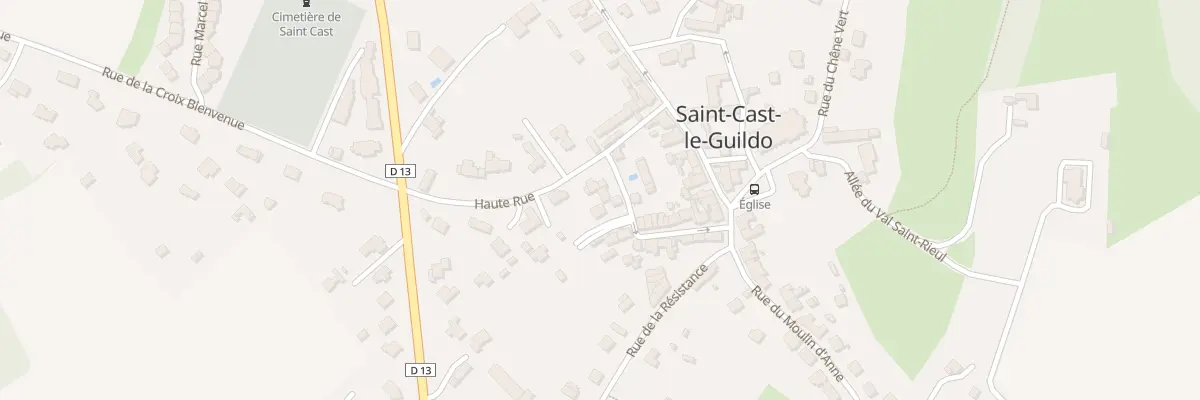 Plan du 16 Haute Rue à Saint-Cast-le-Guildo