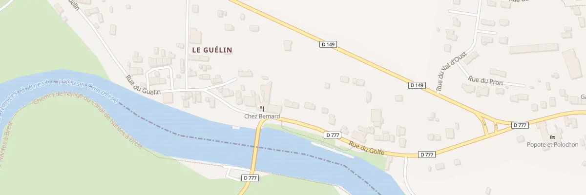 Plan du 38 Rue du Golfe à Saint-Martin-sur-Oust