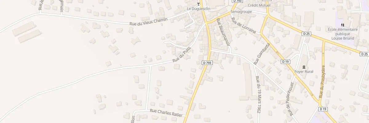 Plan du 9 Rue du Puits à Broons