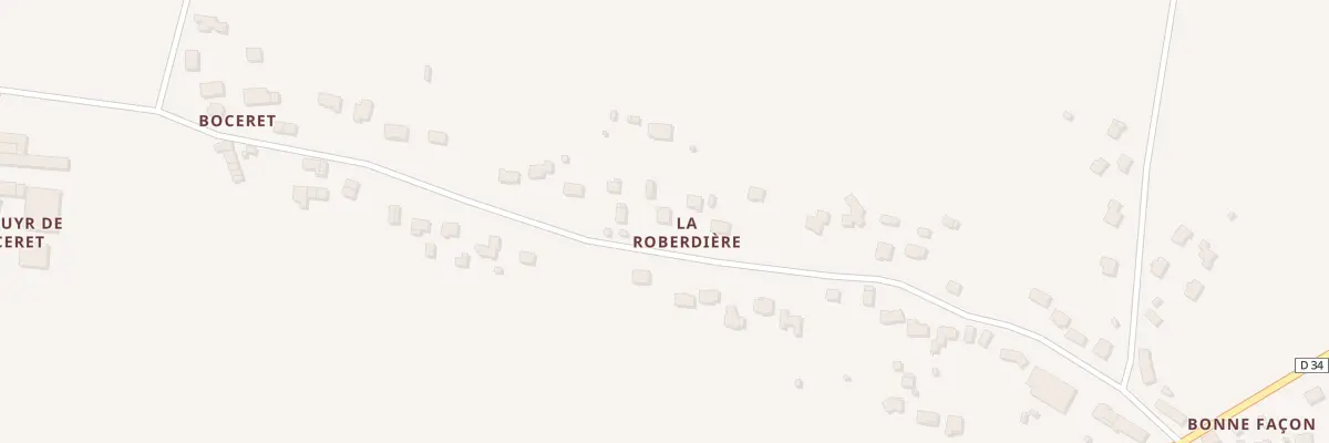 Plan du 6474 La Roberdiere à Nivillac