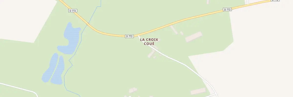 Plan du 4 La Croix Couee à Augan