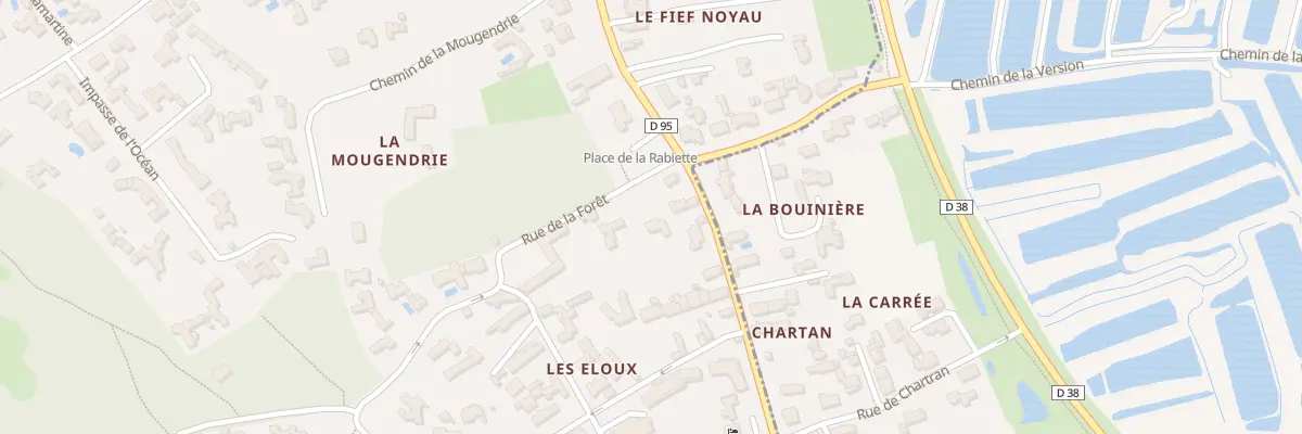 Plan du 3 Rue de la Forêt à L’Épine