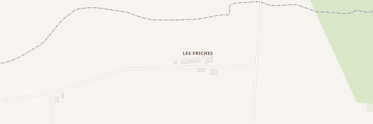 Plan du 1 Les Friches à Ruffiac