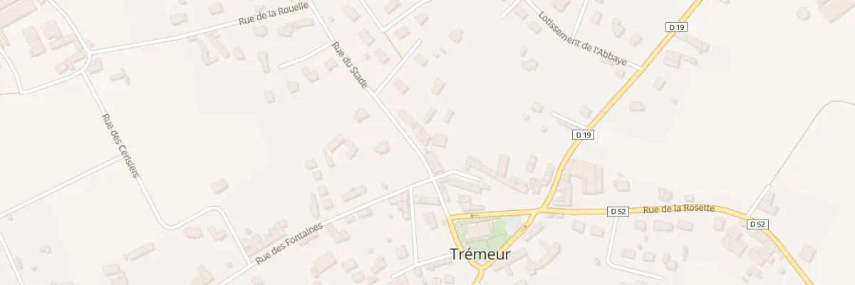 Plan du 2 Rue du Stade à Trémeur