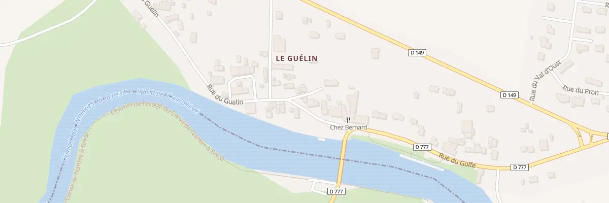 Plan du 10 Rue du Gueslin à Saint-Martin-sur-Oust