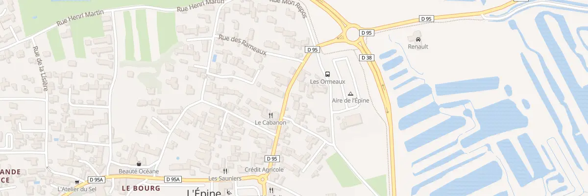 Plan du 5 Rue de l’Hôtel de ville à L’Épine