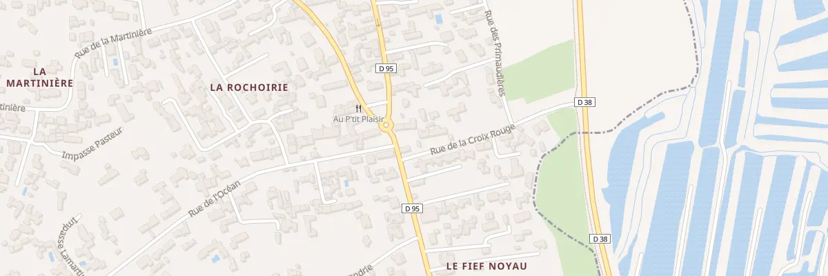 Plan du 1 Rue de la Croix Rouge à L’Épine
