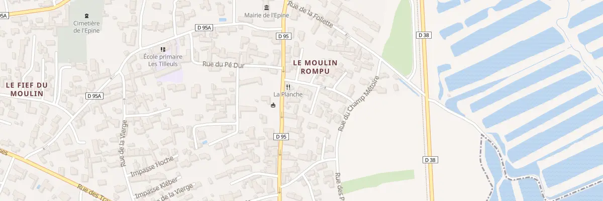 Plan du 2 Rue du Moulin Rompu à L’Épine