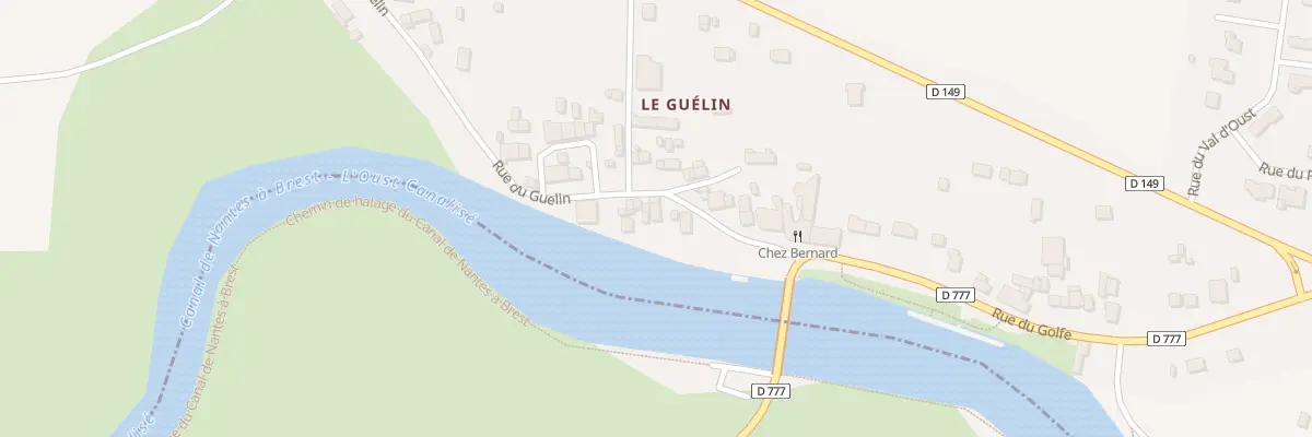 Plan du 5 Rue du Gueslin à Saint-Martin-sur-Oust