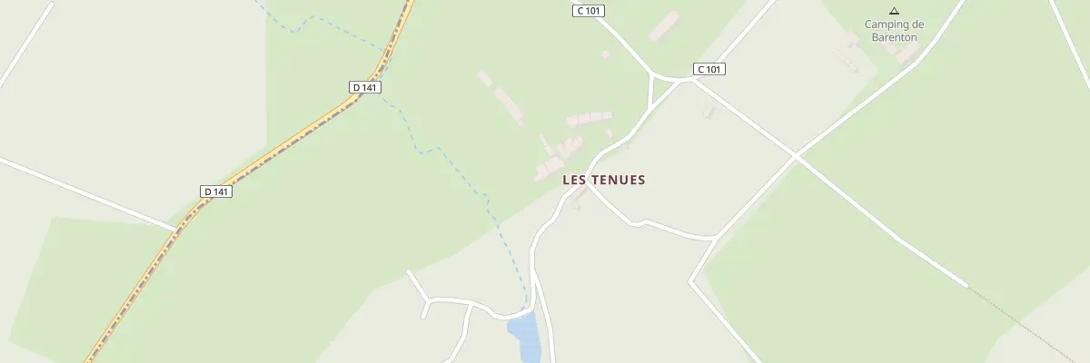 Plan du 5965 Folle Pensee à Paimpont