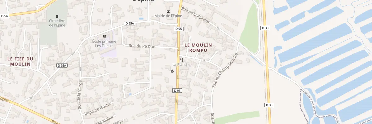 Plan du 2B Rue du Moulin Rompu à L’Épine