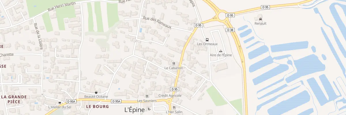 Plan du 10 Rue de l’Hôtel de ville à L’Épine