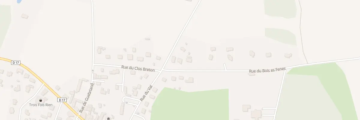 Plan du 1T Rue du Bois Es Fenes à Val-d’Arguenon