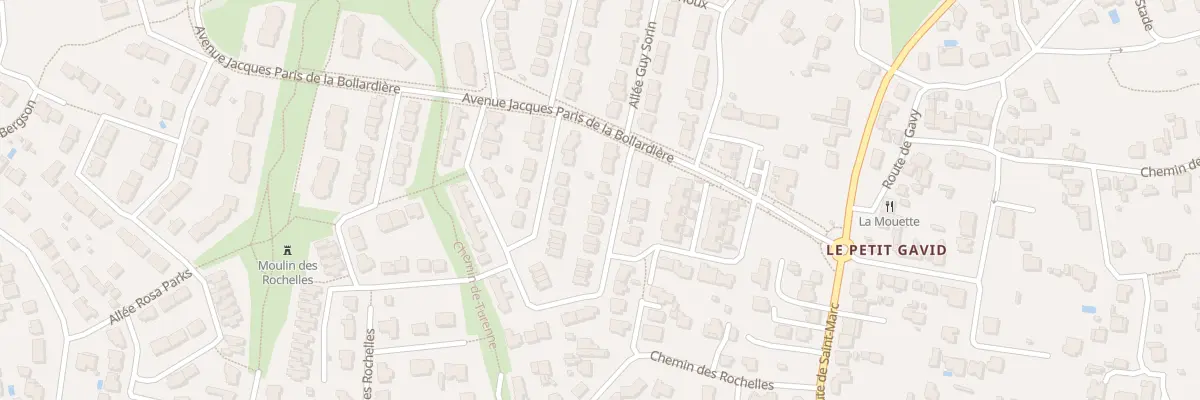 Plan du 14 All Odette du Puigaudeau à Saint-Nazaire