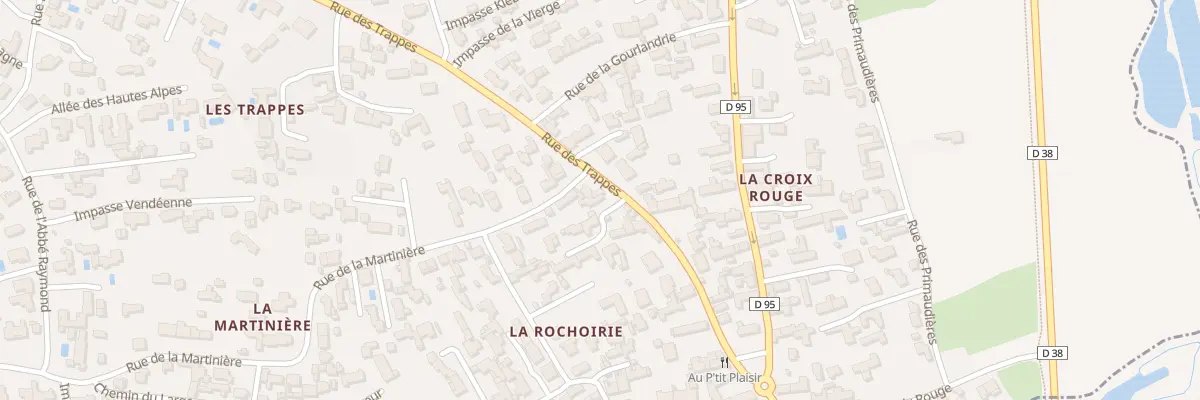 Plan du 25 Rue des Trappes à L’Épine