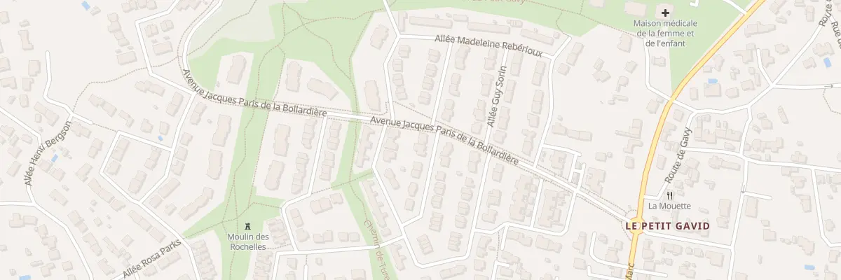 Plan du 2 All Samuel Beckett à Saint-Nazaire