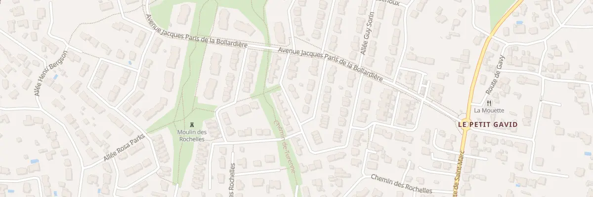 Plan du 30 All Odette du Puigaudeau à Saint-Nazaire