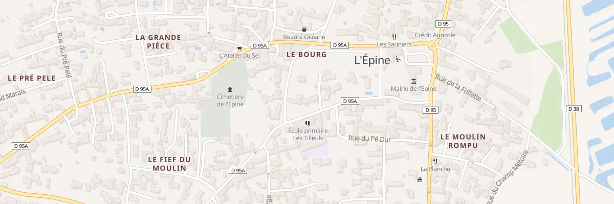 Plan du 8 Rue Charlemagne à L’Épine
