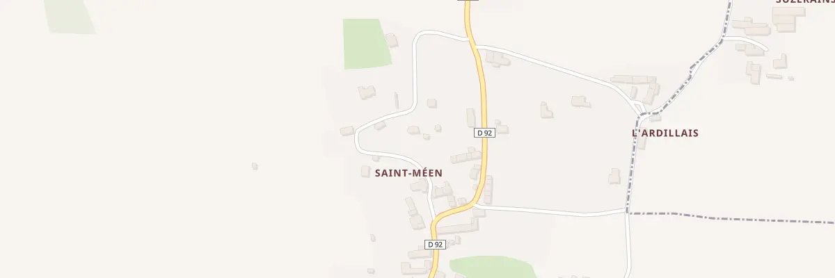 Plan du 7 Le Bas St Meen à Bourseul