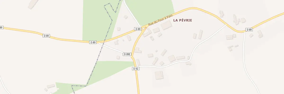 Plan du 5059 La Pévrie à Saint-Méloir-des-Bois
