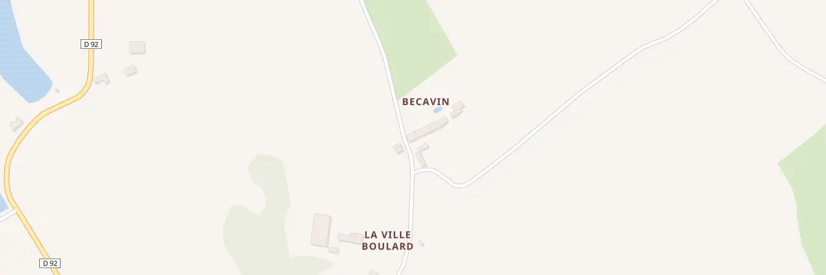 Plan du 1 Becavain à Bourseul