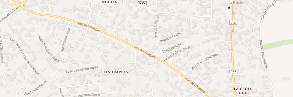 Plan du 30 Rue des Trappes à L’Épine