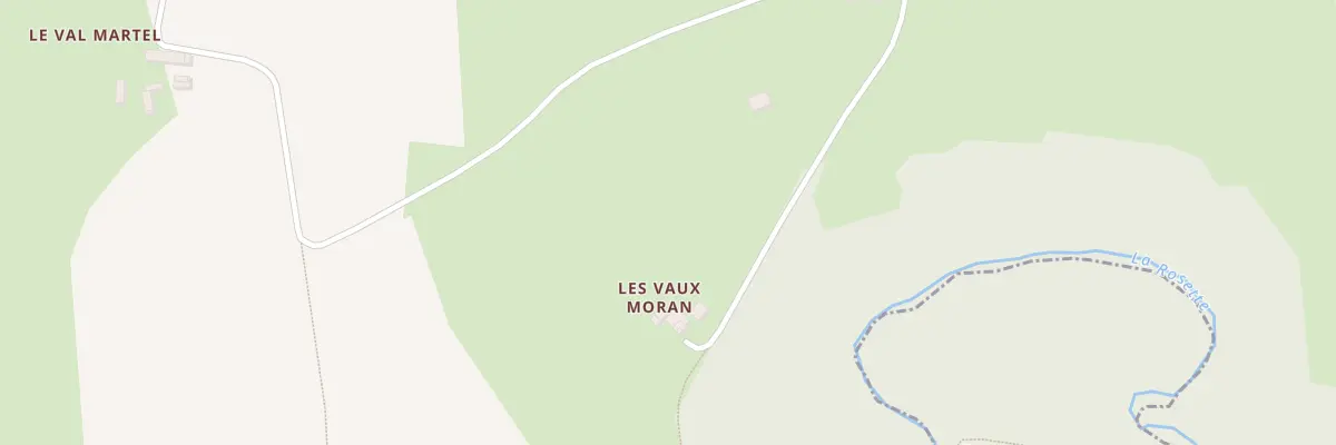 Plan du 5318 Les Vaux Moran à Mégrit