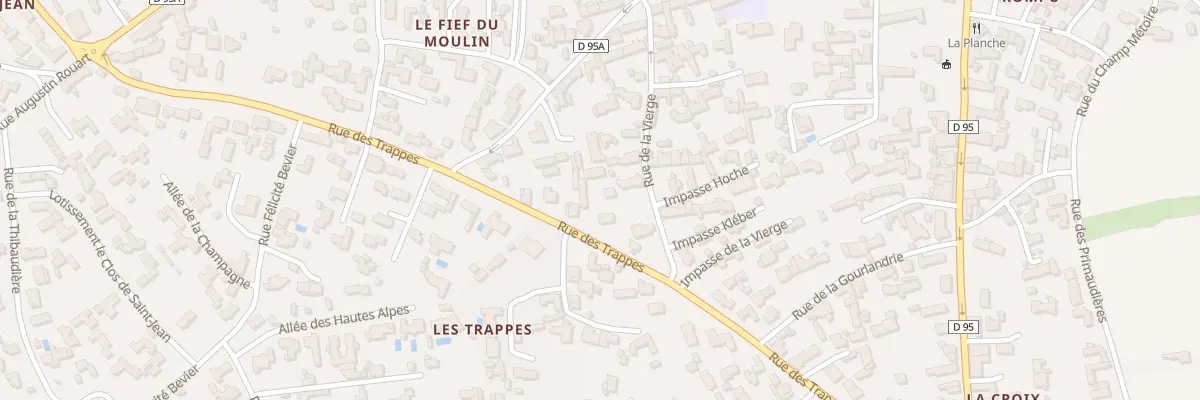 Plan du 9100 Rue des Trappes à L’Épine