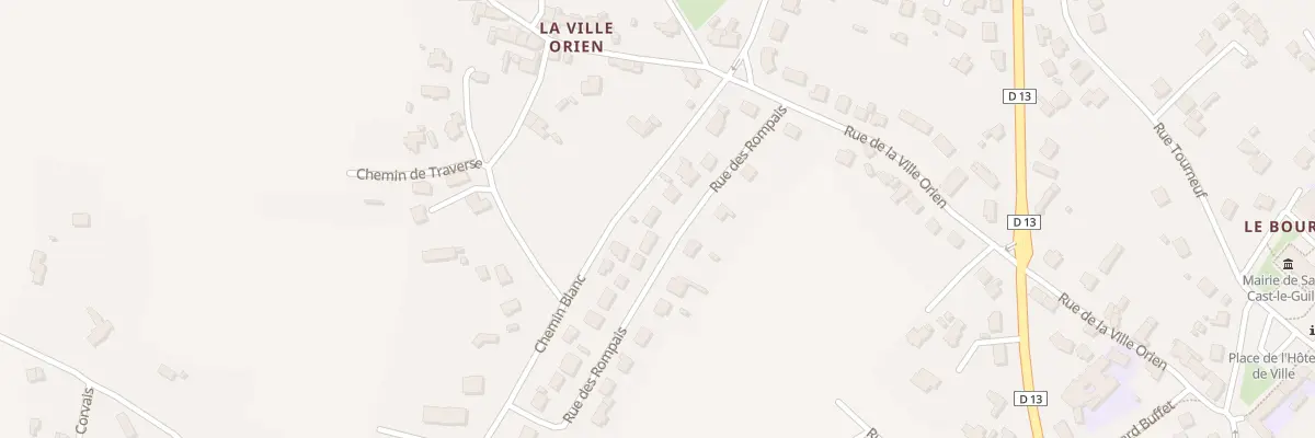 Plan du 9 Rue des Rompais à Saint-Cast-le-Guildo