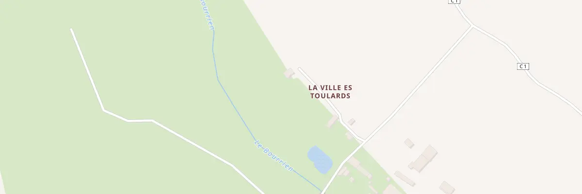 Plan du 2 La Ville Es Toulards à Loscouët-sur-Meu