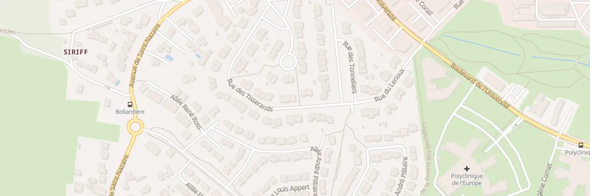 Plan du 6 Rue des Tisserands à Saint-Nazaire