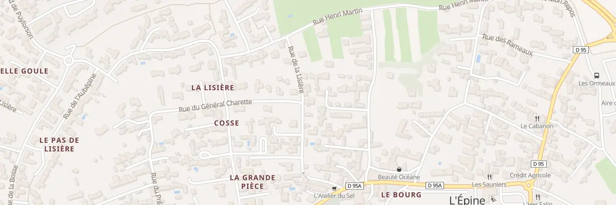 Plan du 12 Rue du Gen Charette à L’Épine