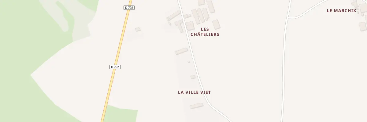 Plan du 6 Les Chatelliers à Bourseul